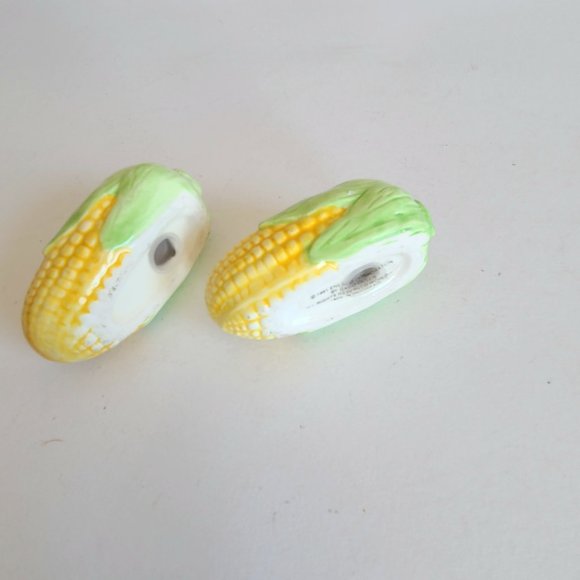 Vintage 1991 Ceramic Corns Salt and Pepper Vegetables Shakers Made in Indonesia. - Picture 3 of 4